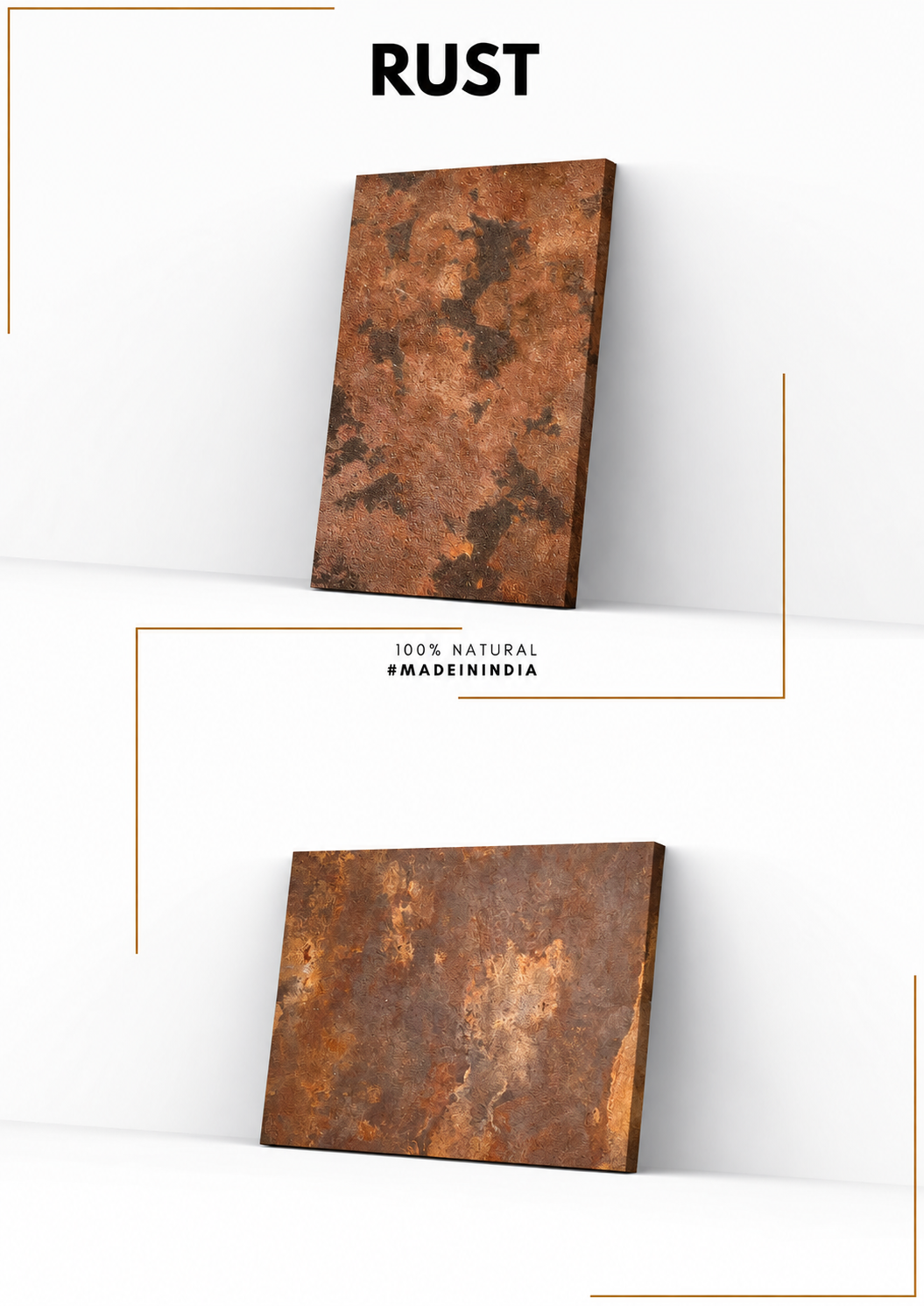 Earthy stucco texture finish